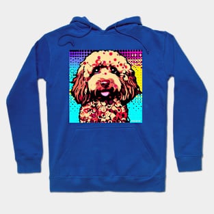 Poodle cross Pop Art Hoodie